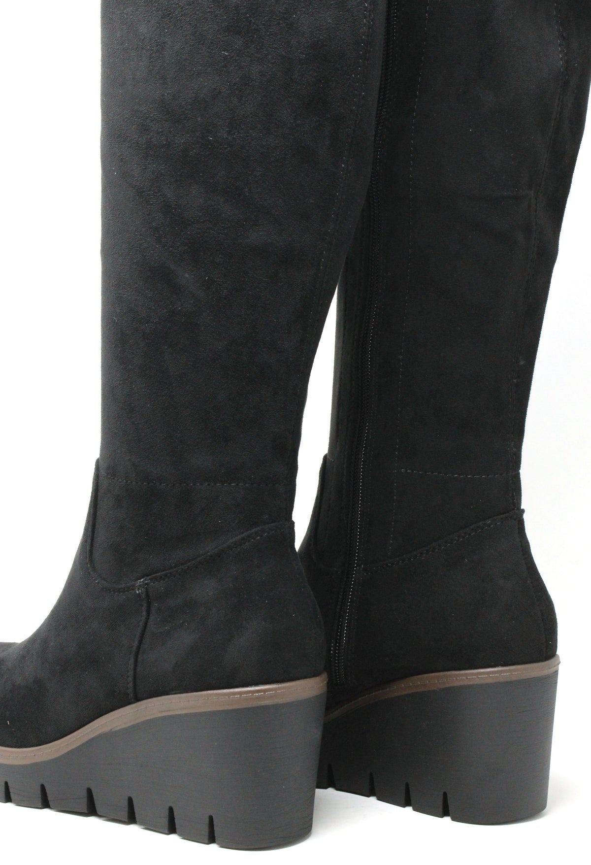 Becky Knee High Wedge Boot