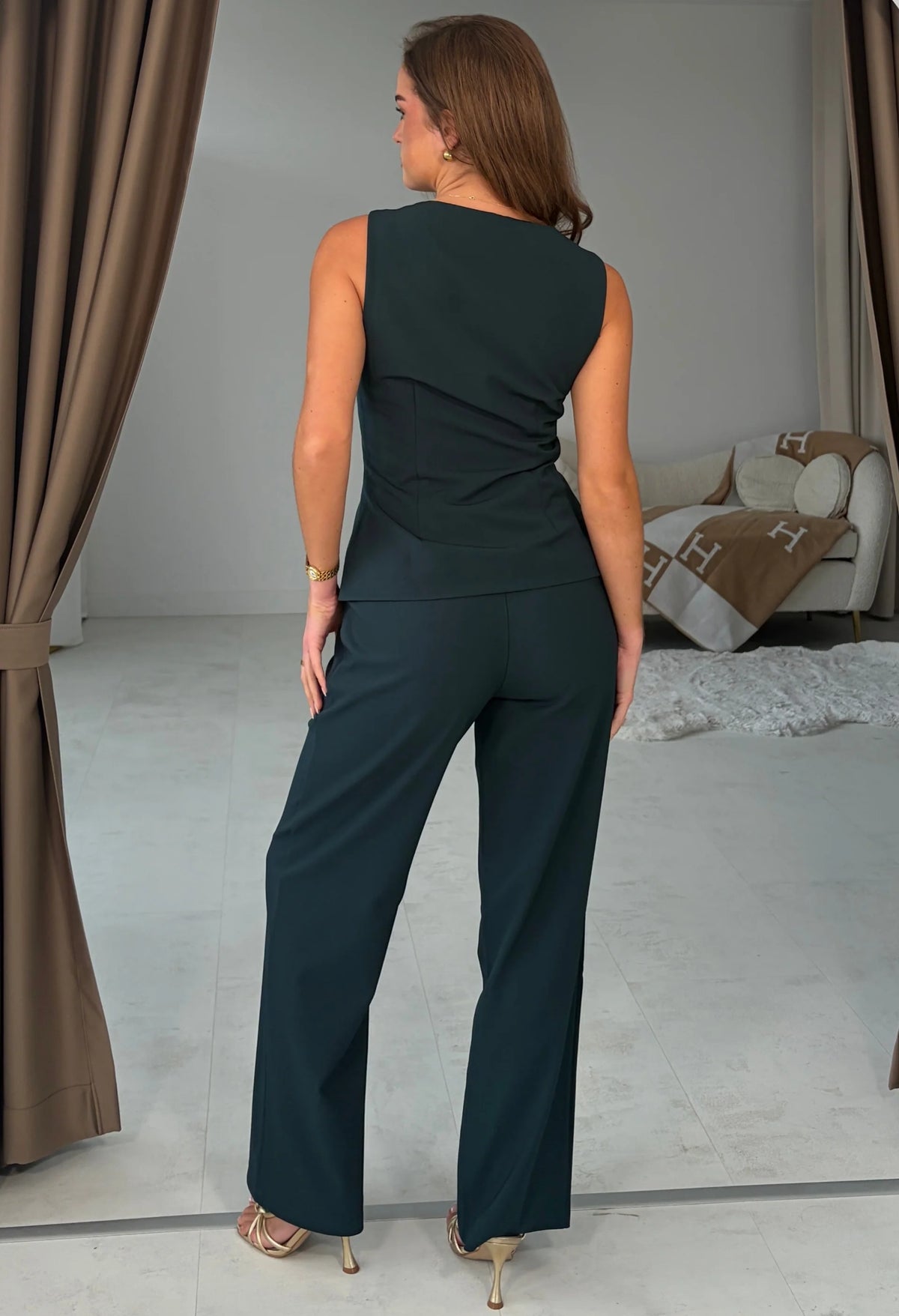 Jamie Square Neckline Waistcoat