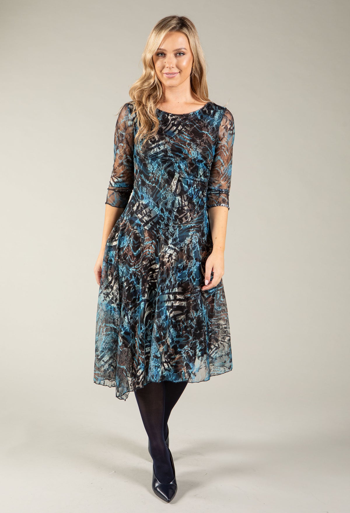 Cleo Abstract Print Dress