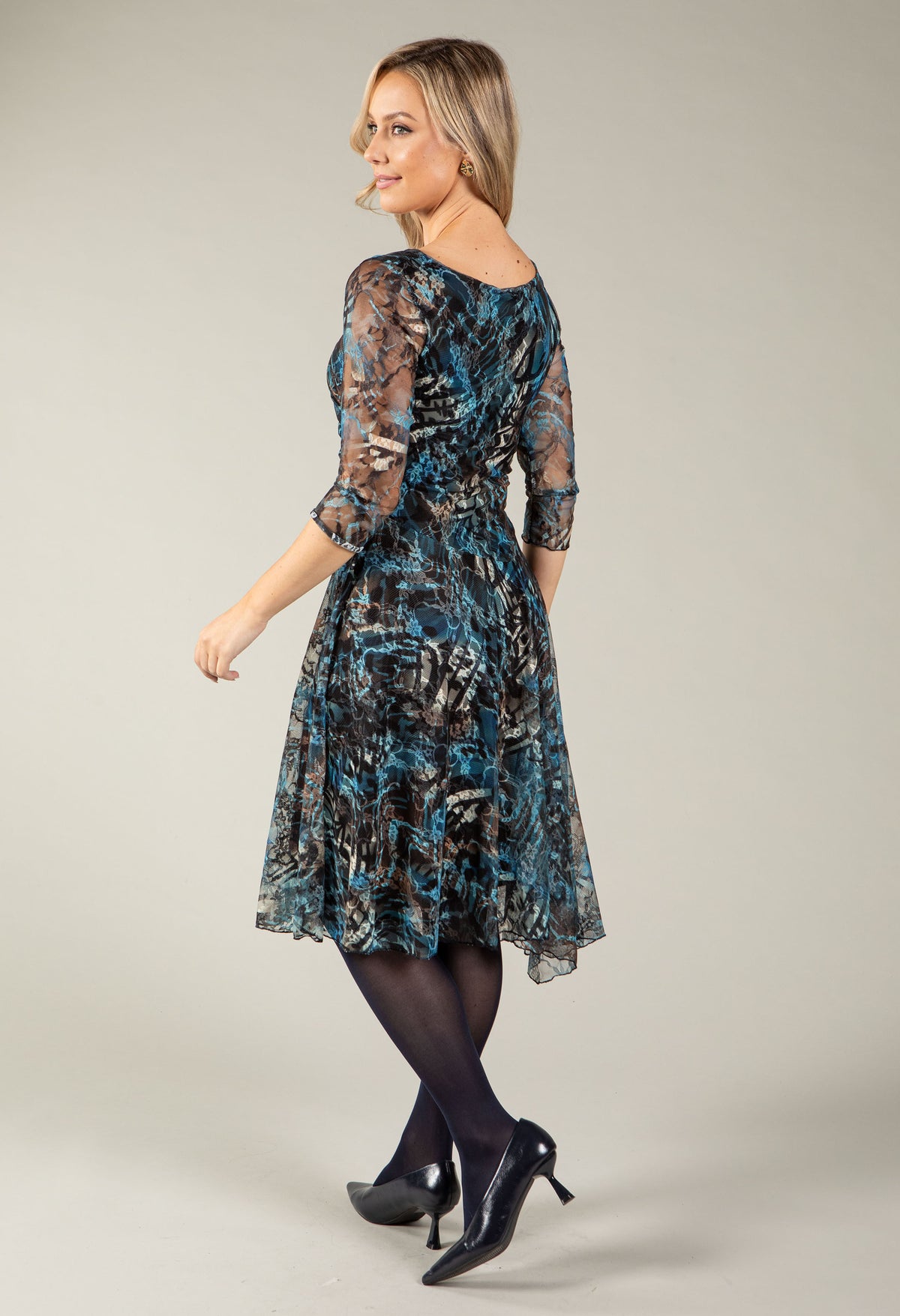 Cleo Abstract Print Dress