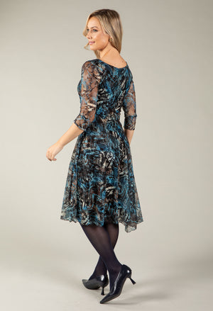 Cleo Abstract Print Dress