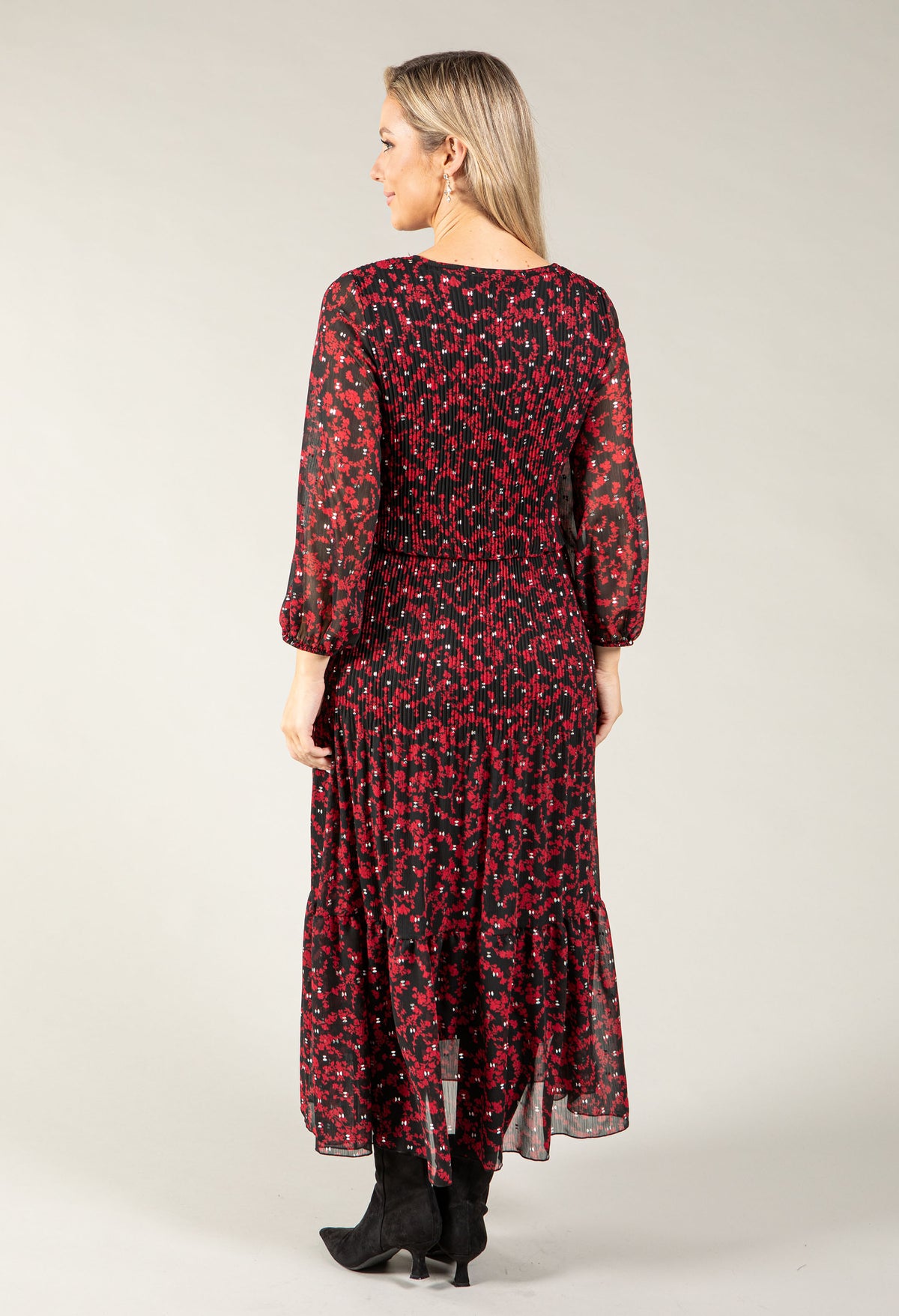 Riadella Plisse Pleated Floral Dress