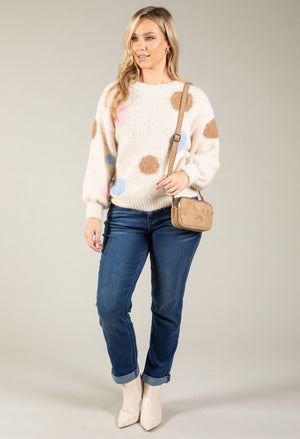 Lucca Polka Dot Knit
