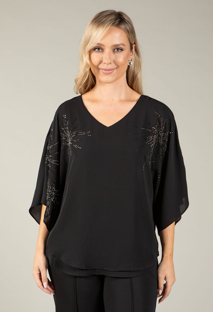 Firework Design Blouse – Pamela Scott