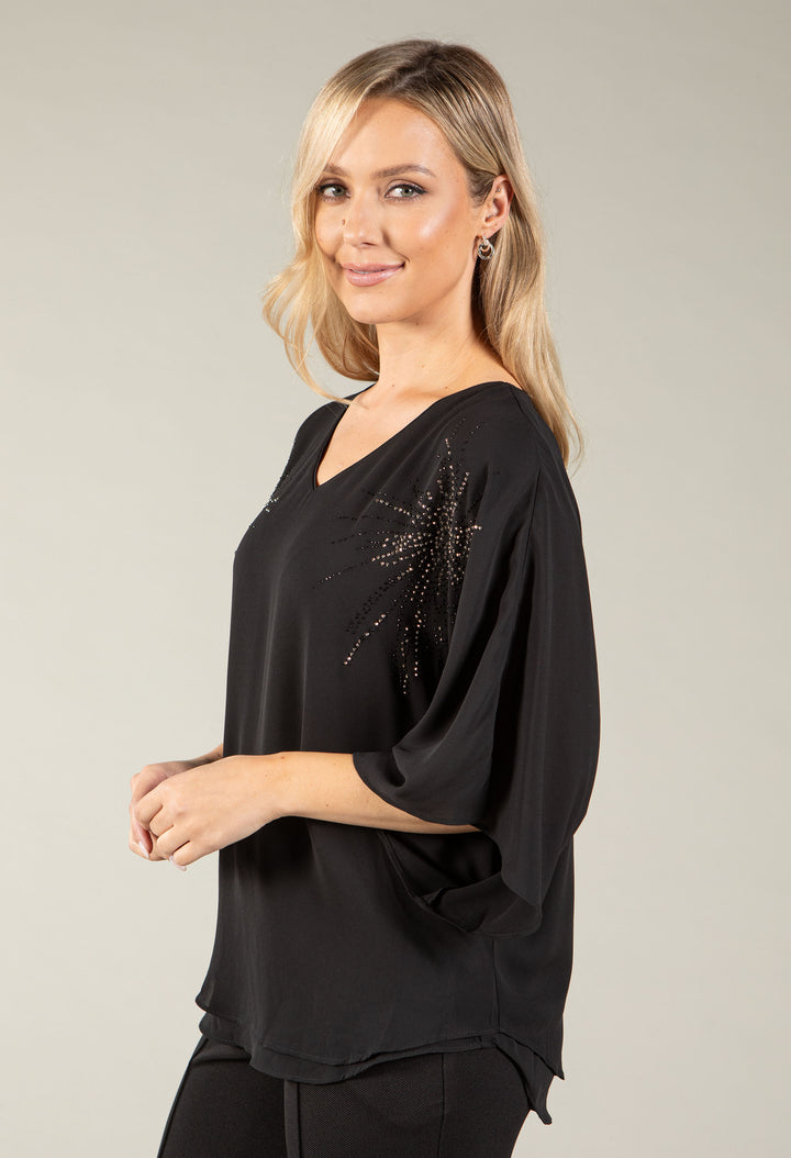 Firework Design Blouse, view 2 – Pamela Scott