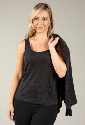 Lurex Top & Jacket Set