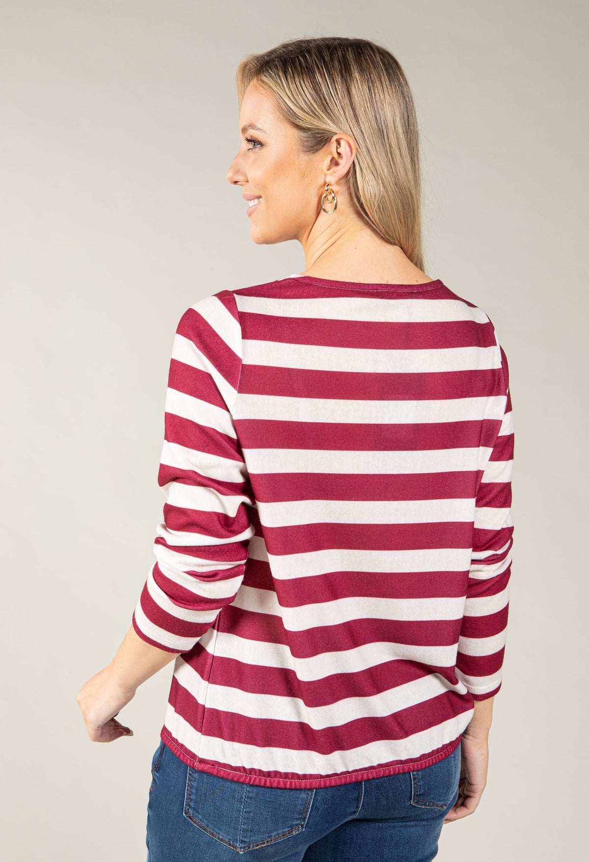 Merlot Fine Knit Top