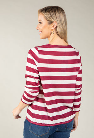 Merlot Fine Knit Top