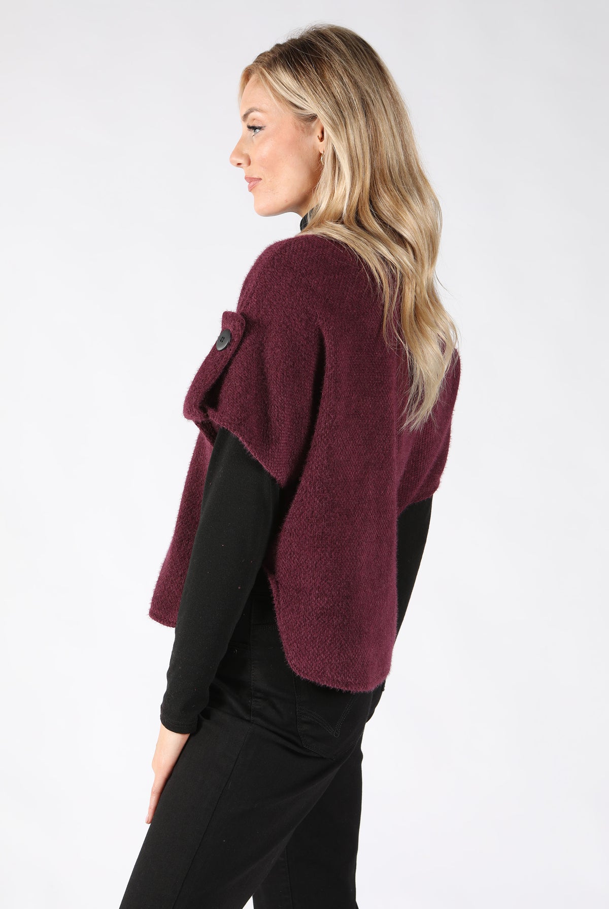 Short Sleeve Button Up Cardigan