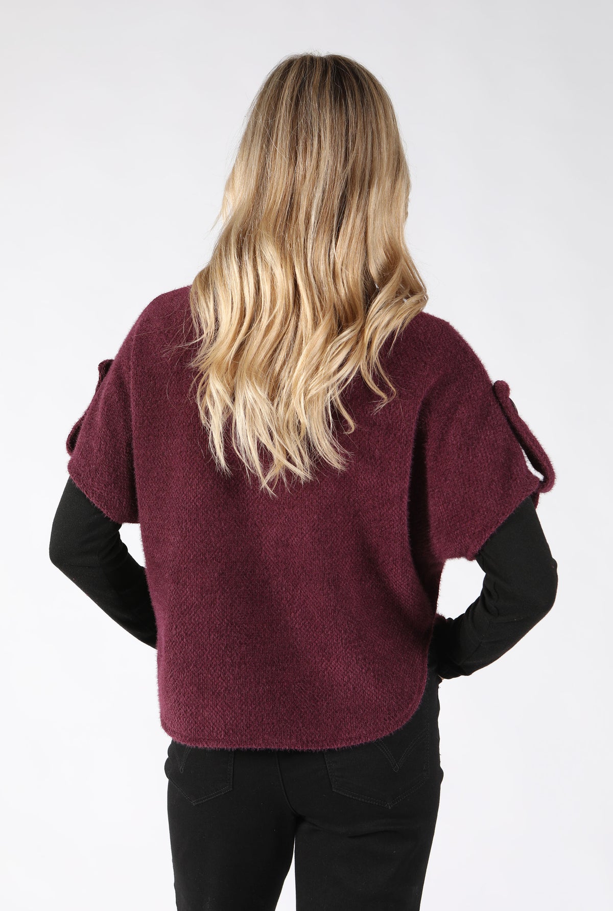 Short Sleeve Button Up Cardigan