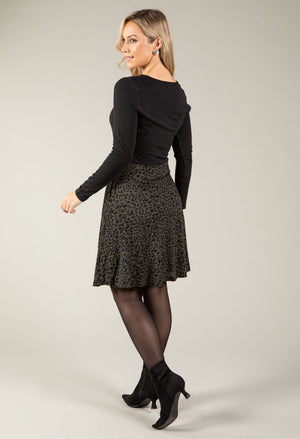 Leopard Print Midi Dress