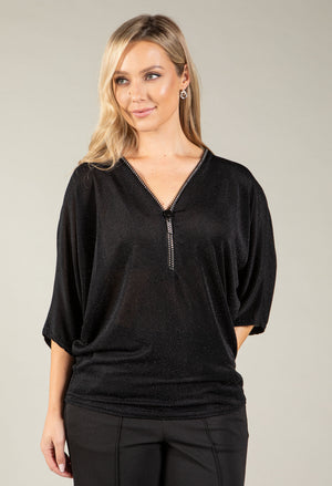 Royale Chunky Zip Blouse