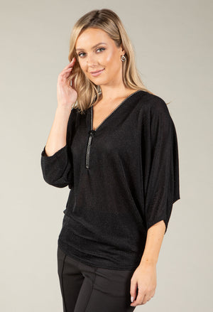 Royale Chunky Zip Blouse