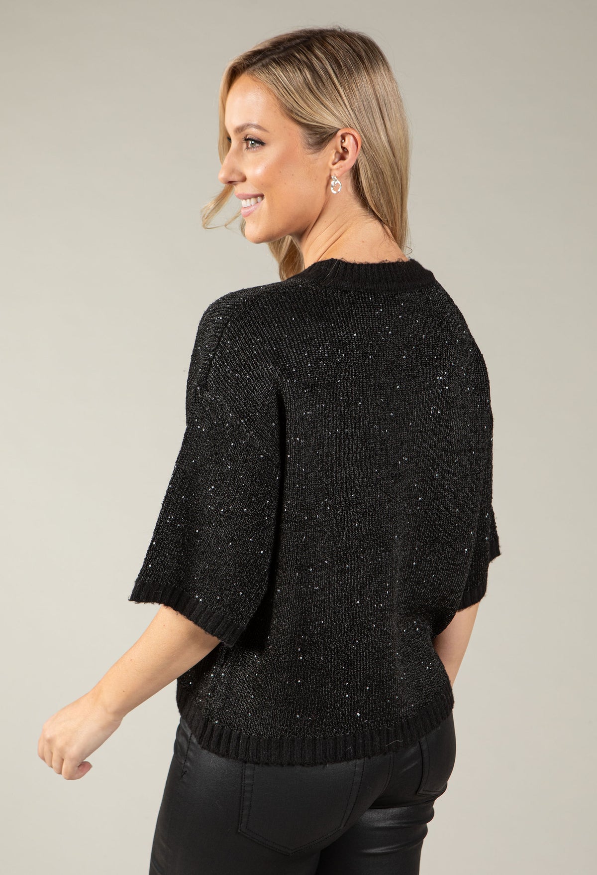 Sequin Knit Jumper