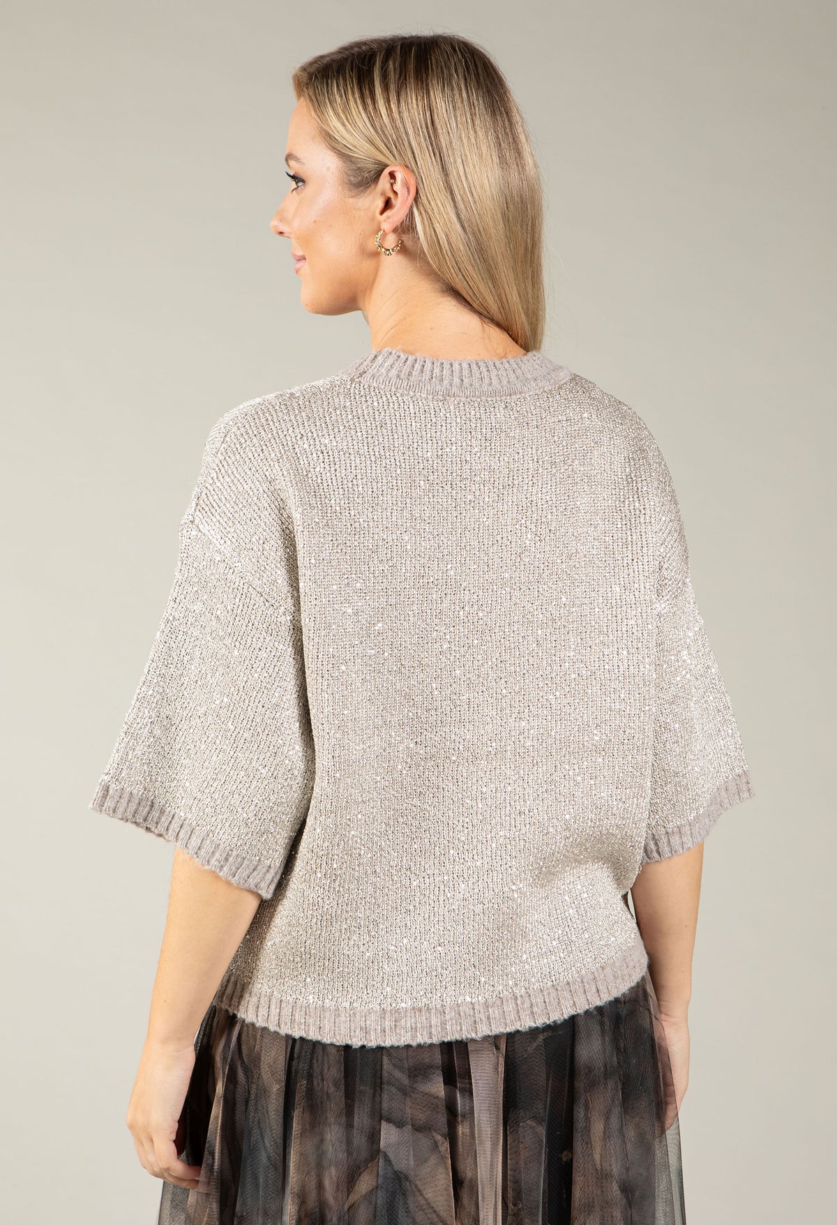 Sequin Knit Jumper