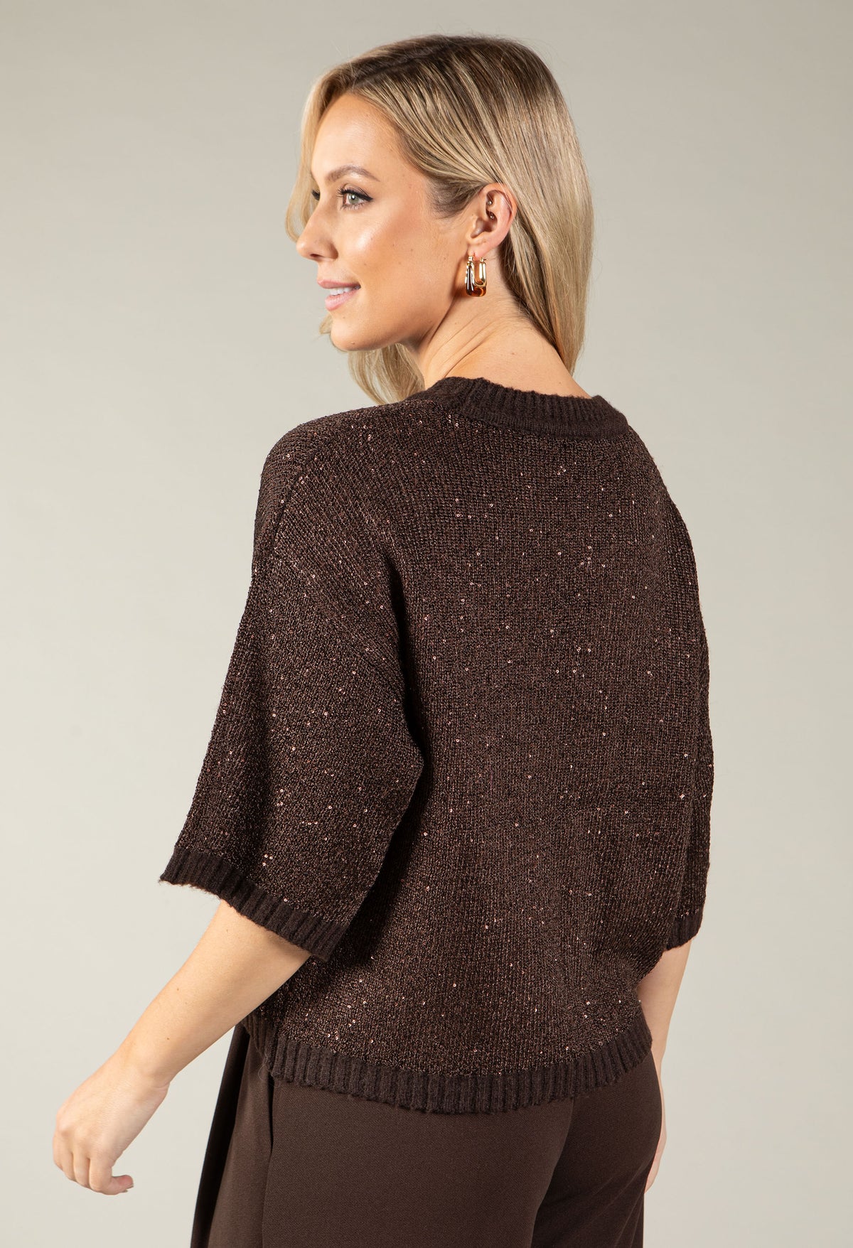Sequin Knit Jumper