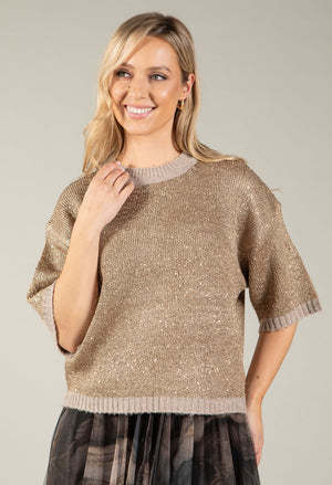 Sequin Knit Jumper