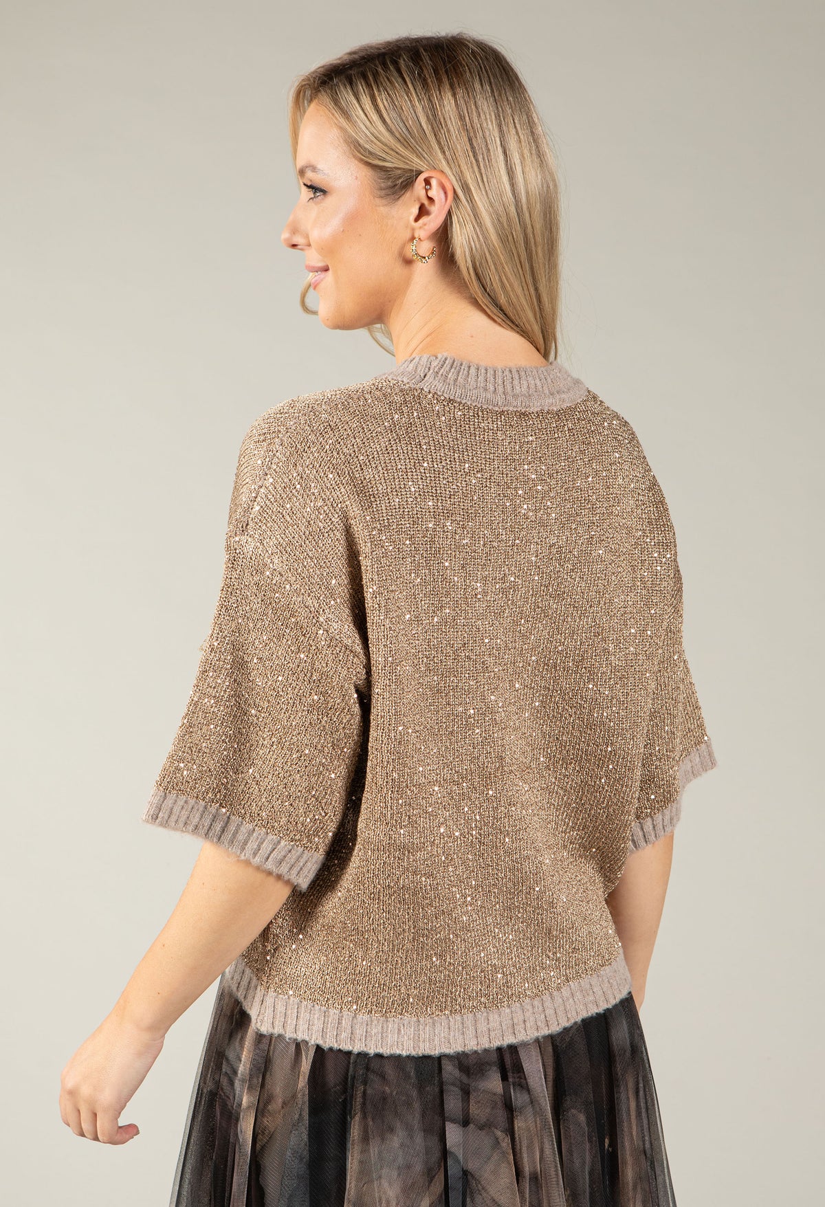 Sequin Knit Jumper