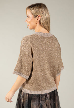 Sequin Knit Jumper