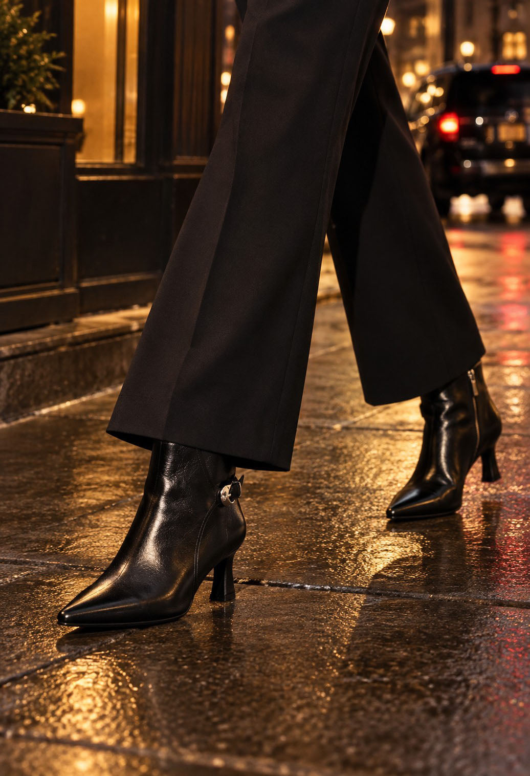 black boot