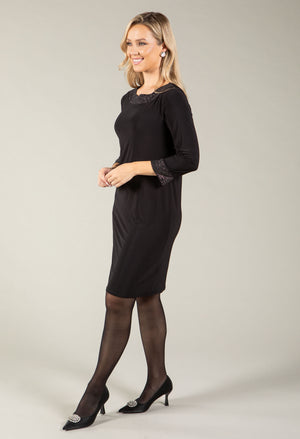 Black Dress With Embellished Details