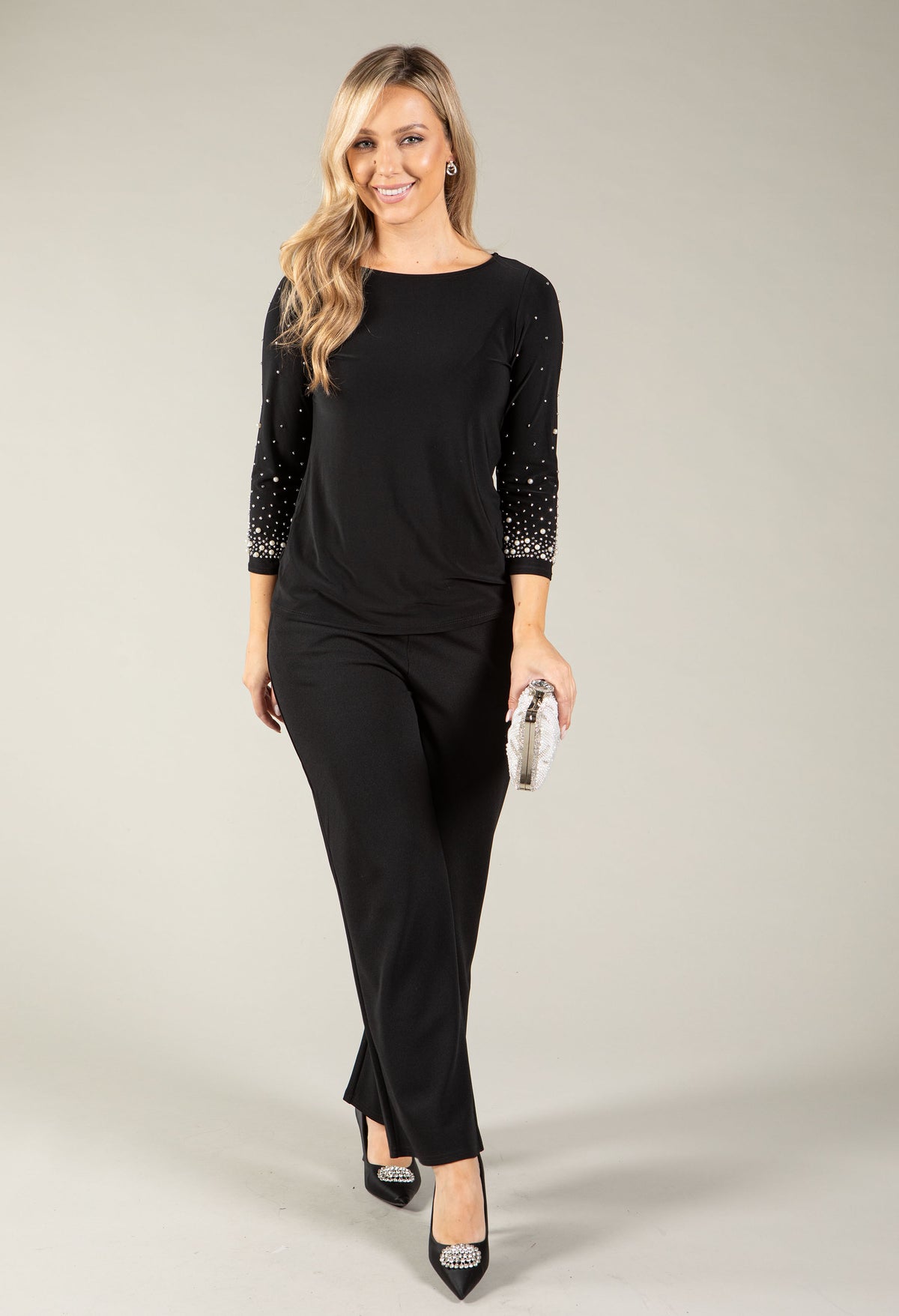 Diamante & Pearl Detail Top