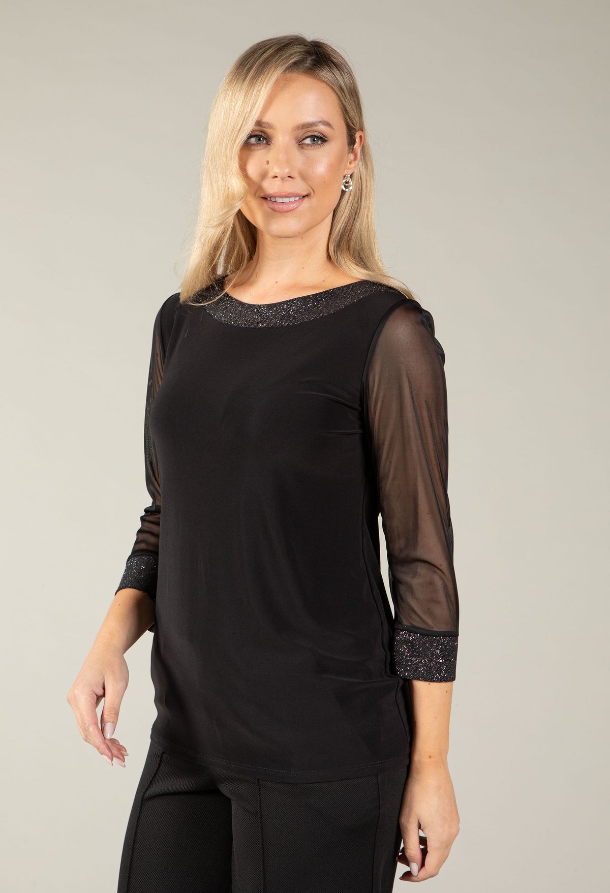 Sparkle Trim Top