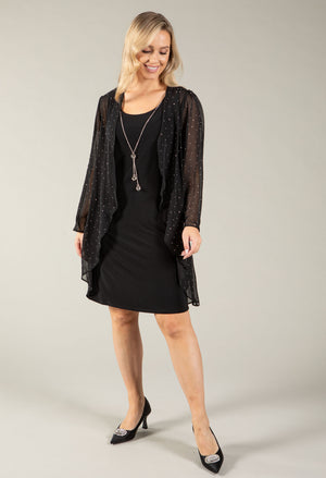 Diamante Waterfall Dress