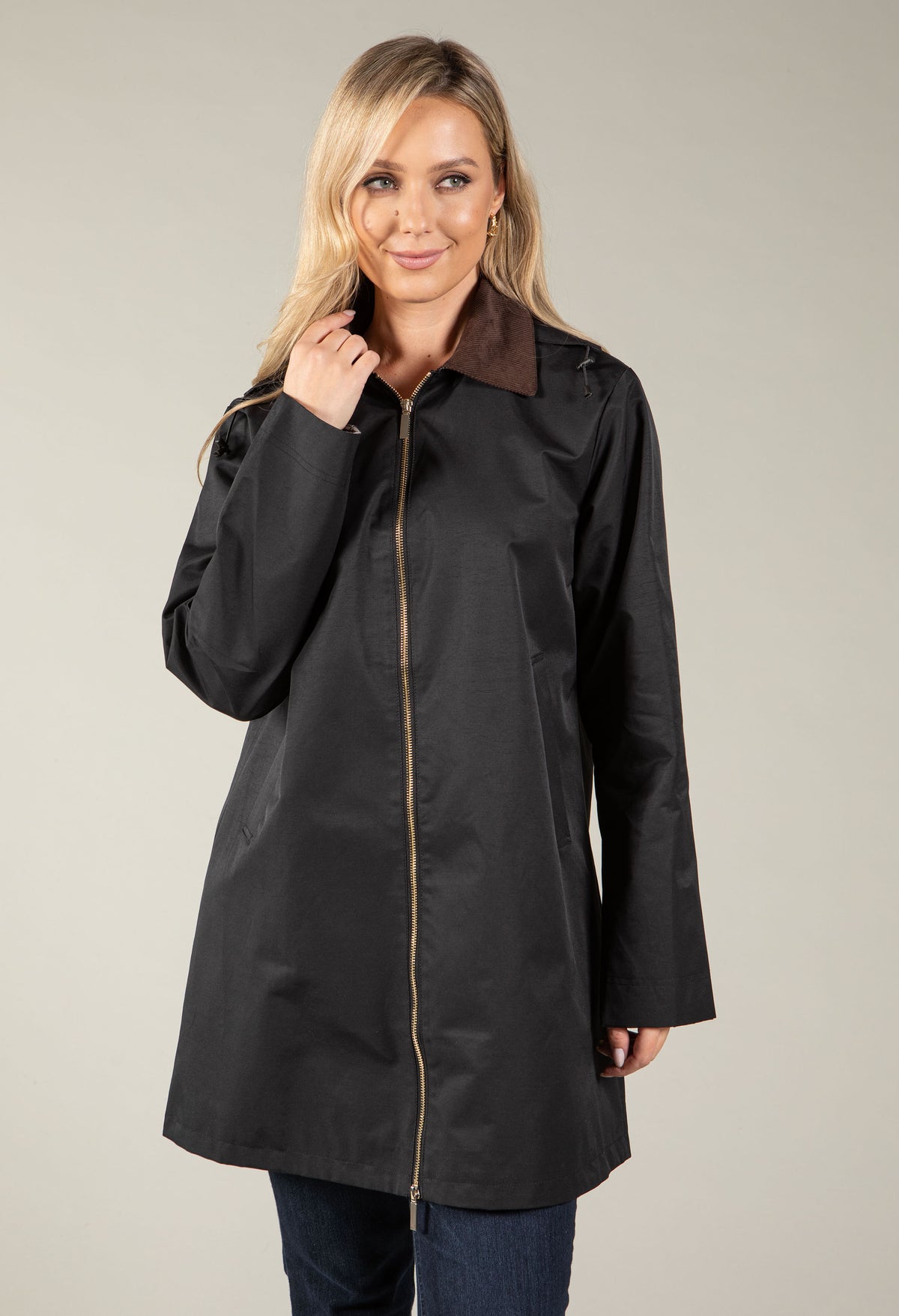 Corduroy Collar Coat