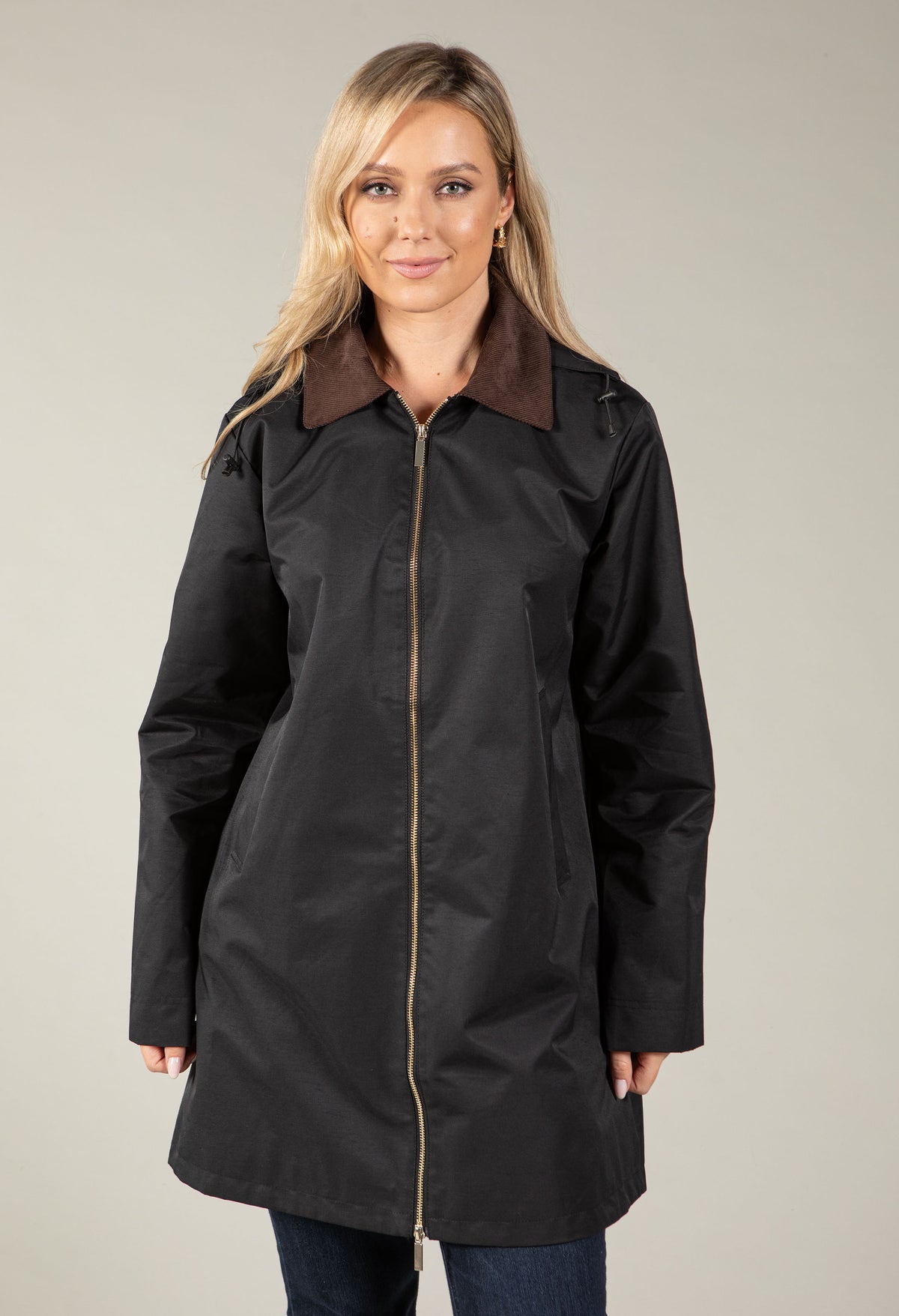 Corduroy Collar Coat