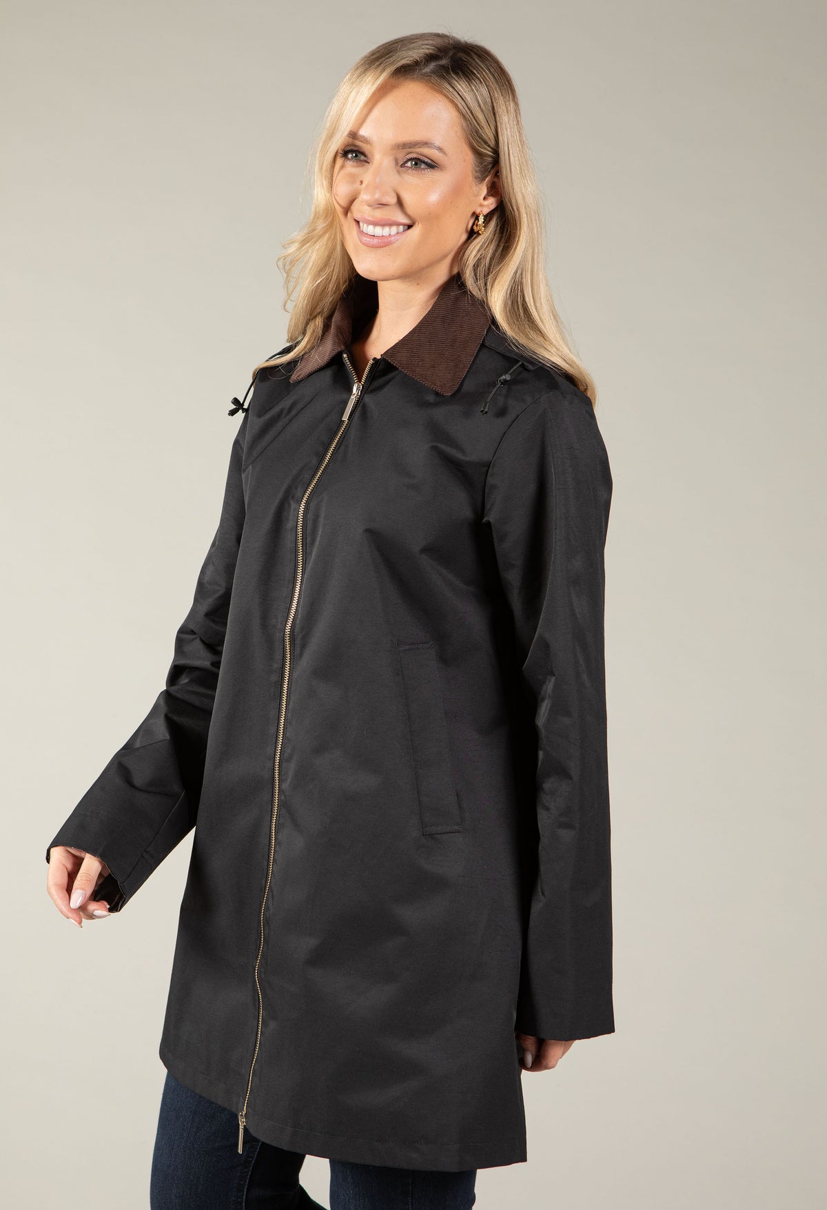 Corduroy Collar Coat