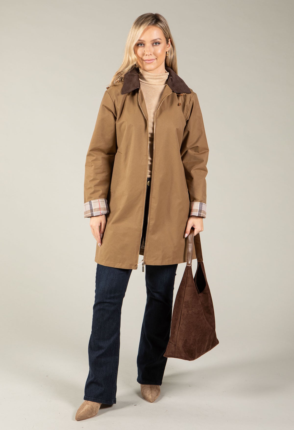 Corduroy Collar Coat