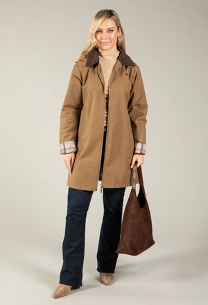 Corduroy Collar Coat