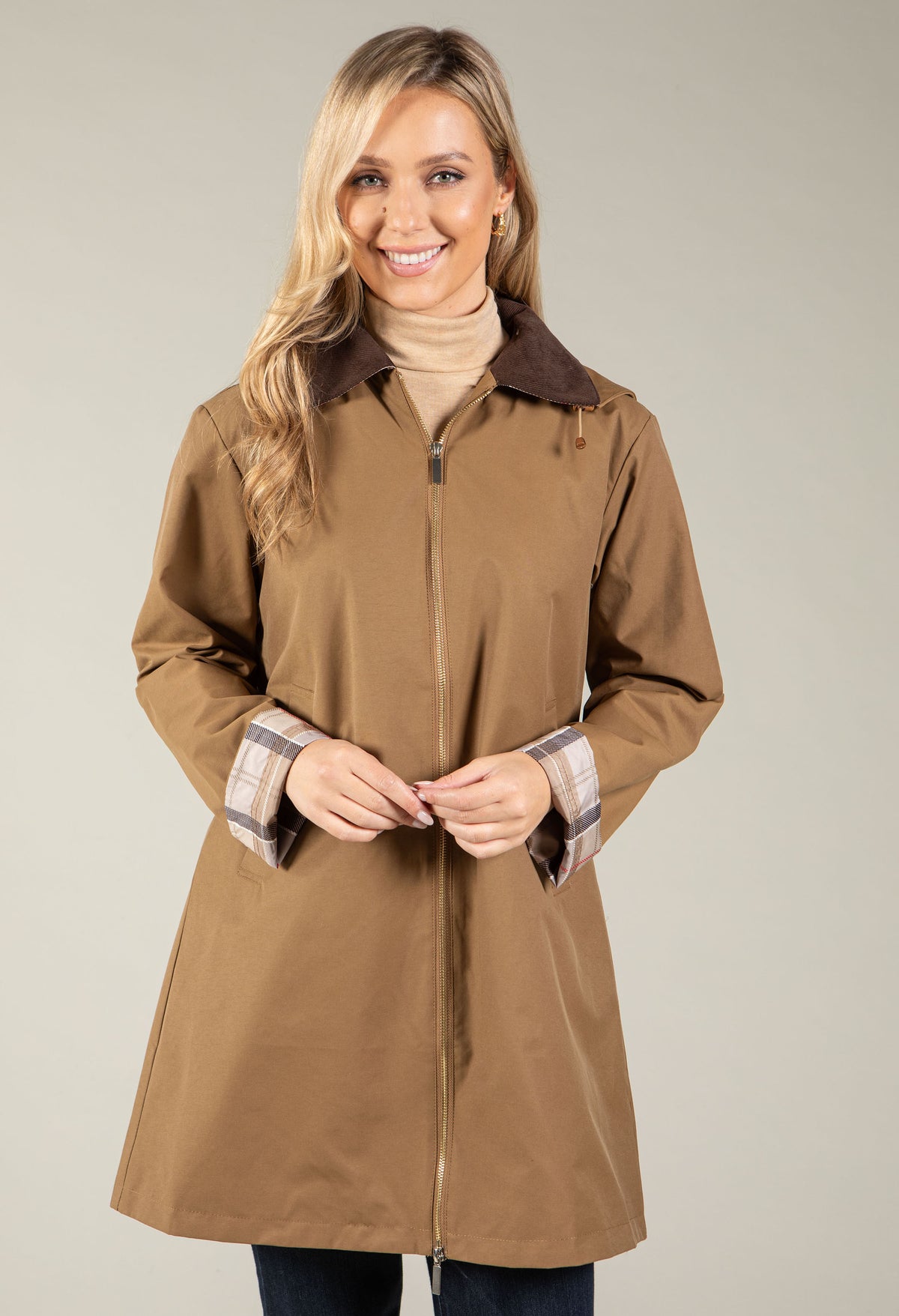 Corduroy Collar Coat
