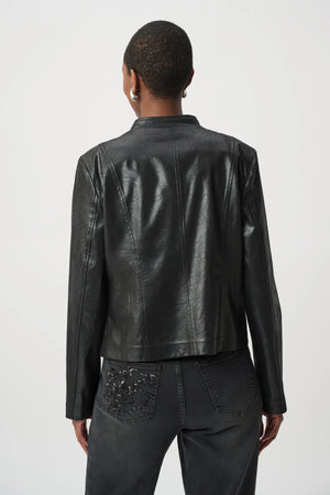 Embellished Foiled Suede Jacket