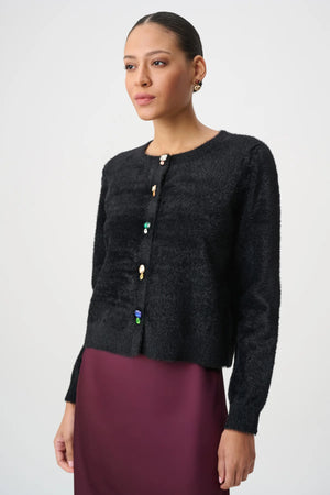 Bejeweled Crewneck Cardigan