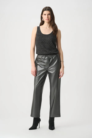 Rhinestone Open‑Stitch Cami