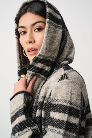 Plaid Long Sleeve Cardigan