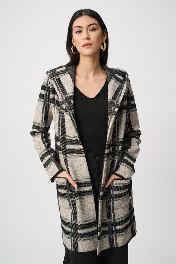 Plaid Long Sleeve Cardigan