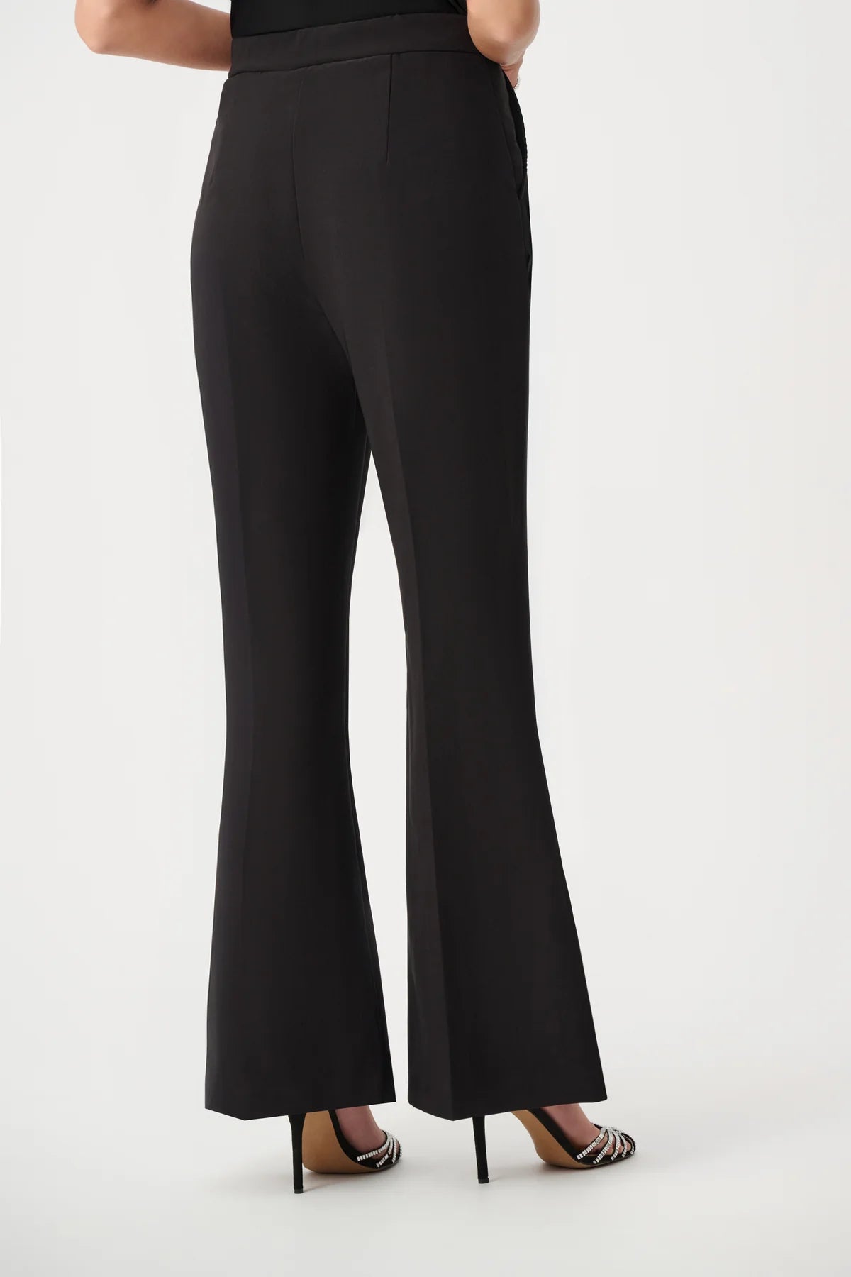 Formal Mid-rise Flare Trousers