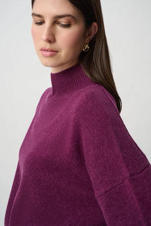 Wool Mock-Neck Sweater