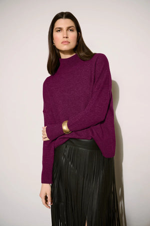 Wool Mock-Neck Sweater