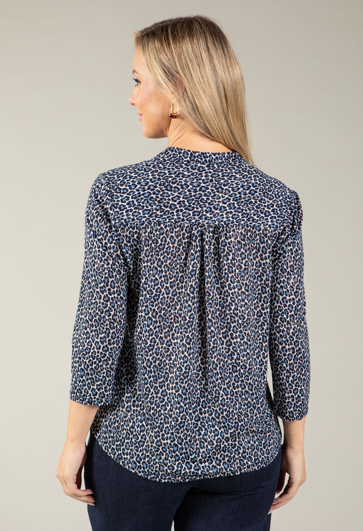 Johane Half Zip Blouse