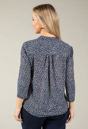 Johane Half Zip Blouse