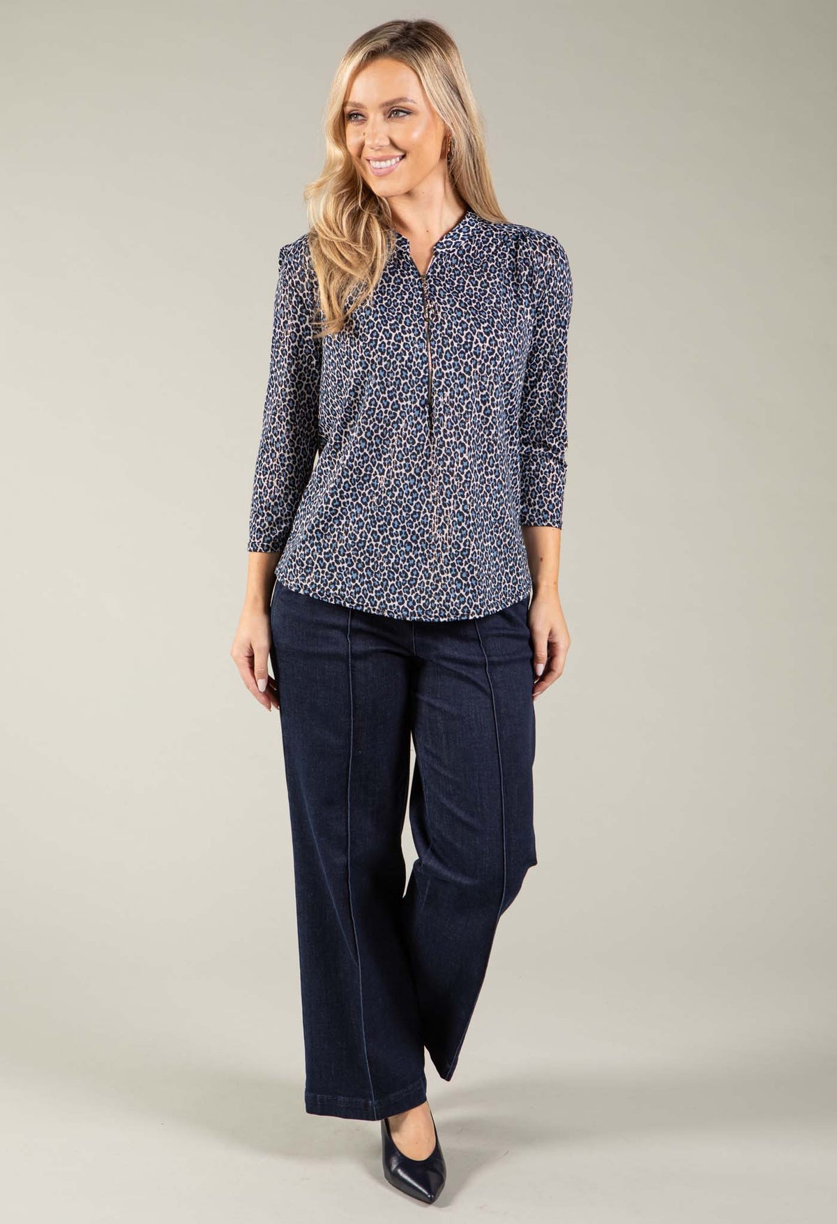 Sophie Leopard Print Top