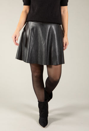 Luna Faux Leather Skirt