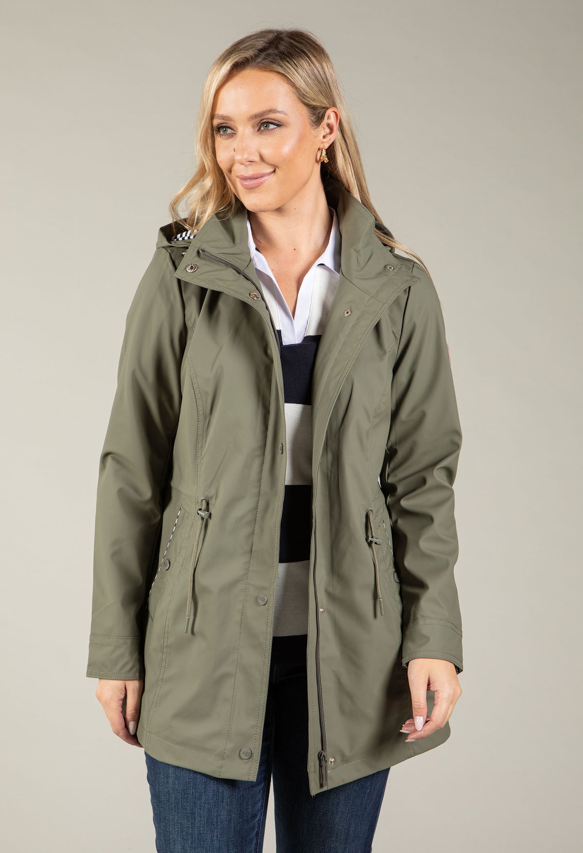 Nautical Design Raincoat