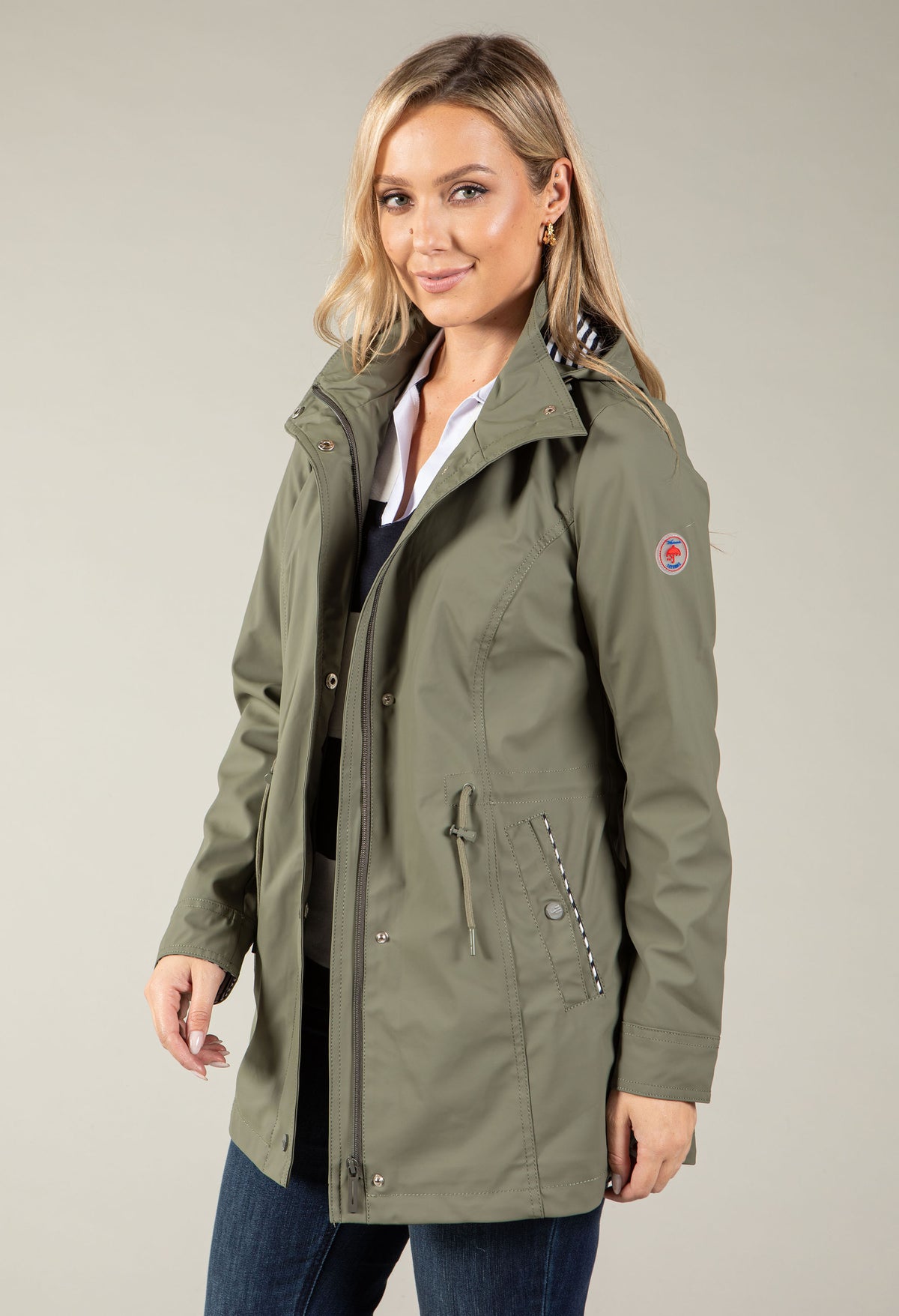 Nautical Design Raincoat