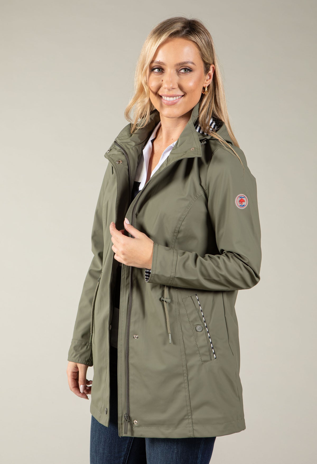 Nautical Design Raincoat
