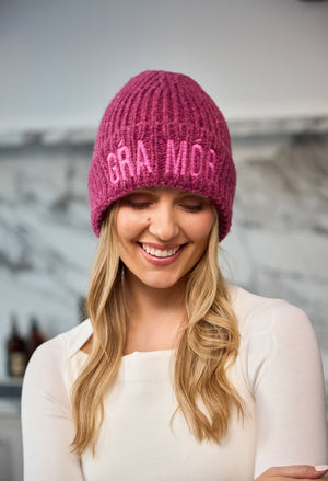 Slogan Knit Hat